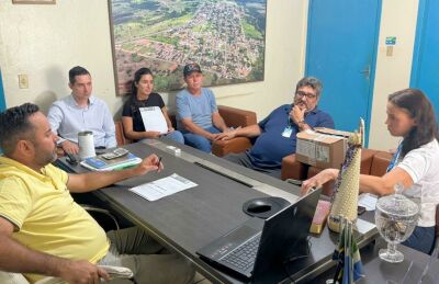 Imagem da notícia Prefeito de Alcinópolis, Weliton Guimarães discute ampliação do Minha Casa, Minha Vida com representantes da Caixa